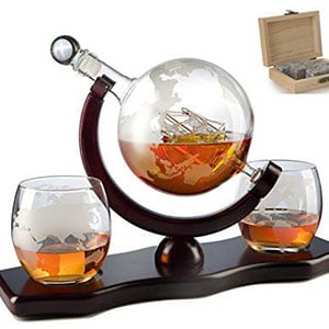 savant wine whiskey decanter